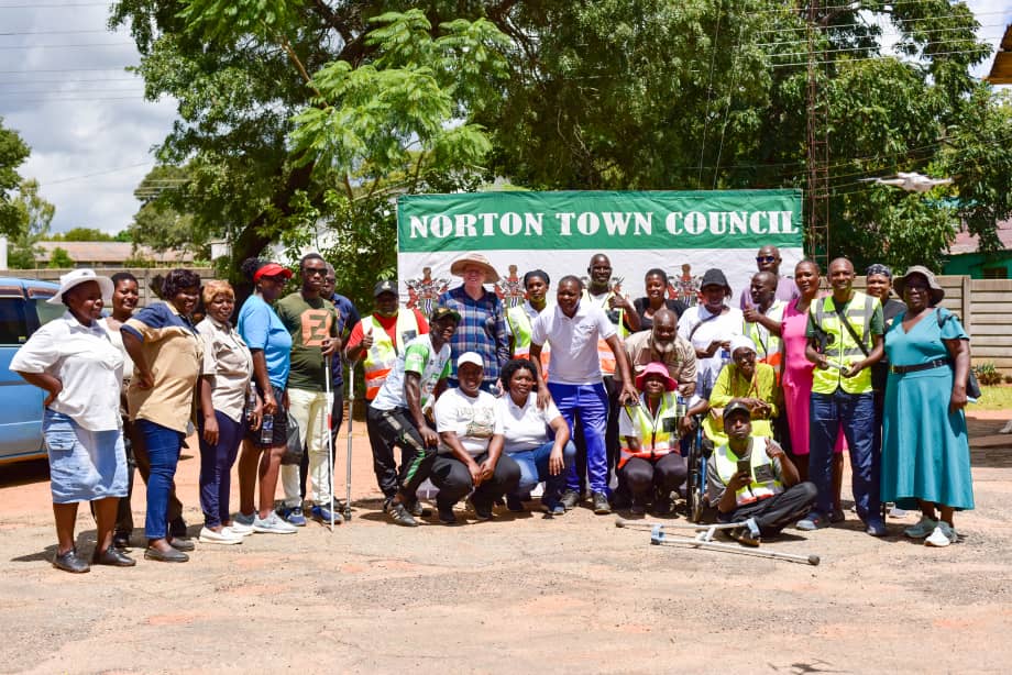 Norton Town Council welcomed the Walk Of Hope crew.